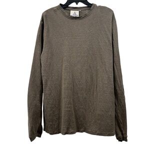 Jungmaven Men’s Green Hemp Long Sleeve Tee Size L